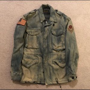 Polo Ralph Lauren Denim Military Jacket